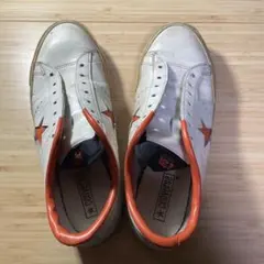 ワンスター　Converse スニーカー ホワイト/オレンジ サイズ9