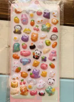 ➓ 3D 立体　シール　48個