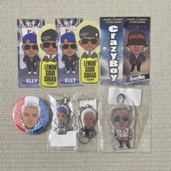 ELLY クリアチャーム 缶バッジ クリーナー 千社札