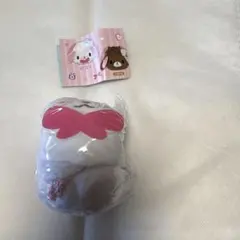シュガーバニーズ　ふわふわ巾着2 しろうさ