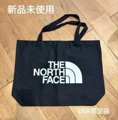 【新品】ノースフェイス　USA限定　キャンバストートバッグ　黒のサムネイル