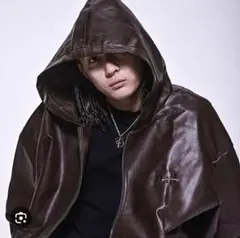 Dall clothing レザーフーディー　ジャケット
