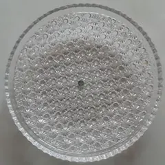 ☆(株)保谷硝子/ホヤクリスタル硝子「盛皿(大皿)」 菊かごめ(31cm)1個。