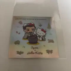 ゴールデンカムイ　サンリオコラボカフェ　特典ステッカー　尾形百之助　キティ