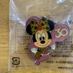 ミニー　ピンバッチ30周年記念