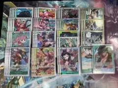 ワンピース カードゲーム 緑ミホーク　デッキ　パーツ　大会優勝経験あり