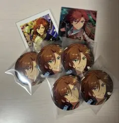 三毛縞斑 あんスタ 缶バッジ クリアカード ぱしゃっつ