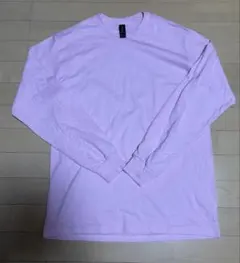 [値下げ]GILDAN ピンク 長袖Tシャツ Mのサムネイル