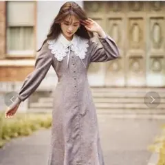 付け襟マーメイドワンピース ウィルセレクション