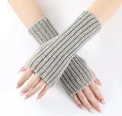 ハンドウォーマー　アームカバー　防寒　寒さ対策　手首ウォーマー　指なし手袋