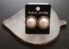 【ハンドメイド】ゴージャス ピアス パール