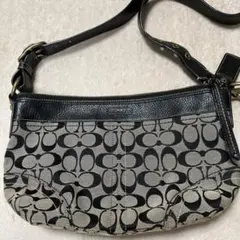 Coach ショルダーバッグ ブラック/グレー