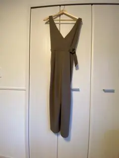 niko and... ブラウン Vネック サロペット M