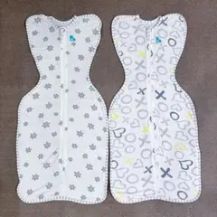 【各2回のみ使用・美品2枚セット】 スワドルアップ バンブーライト M