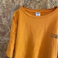 AE9691 90‘US古着 半袖Tシャツ オレンジ メンズ XL ポス