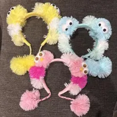 USJ エルモ クッキーモンスター ポンポン付きカチューシャ