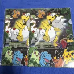 【購入者数量限定配布】　長崎ポケモン出張所　クリアファイル2枚　デンリュウ