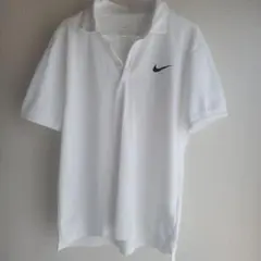 Nike DRI-FIT ホワイトポロシャツ
