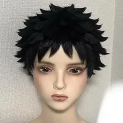 【即納】白布賢二郎 風 セット済みコスプレウィッグ　ハイキュー！！ 白鳥沢 白布賢二郎 風 セット済みコスプレウィッグ ハイキュー！！ HQ!! 白鳥