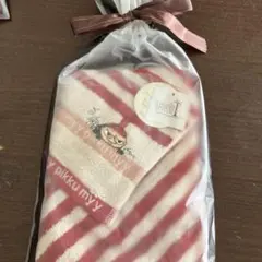 ピクミー キャラクター タオル 赤白ストライプ