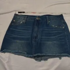 GRL デニムキュロットスカート Lサイズ
