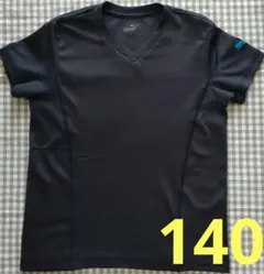PUMA 半袖 Tシャツ 140 ネイビー DRY 子供プーマTシャツ