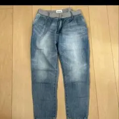 Mansantのデニムパンツ ジーンズ ブルー カジュアル デニムパンツ デニム