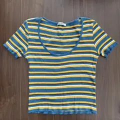 ZARA TRAFALUC 半袖ストライプTシャツ S