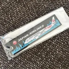 JAL 日本航空 Airbus A350 キーホルダー フライトタグ