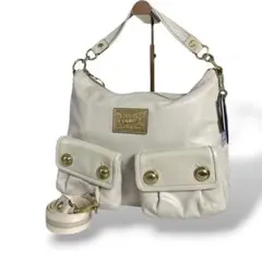 専用！！！良品　コーチ　ショルダーバッグ ポピー レザースウィング 2way