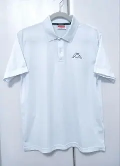 カッパ KAPPA　ゴルフシャツ　半袖　ポロシャツ　M　白　吸汗速乾