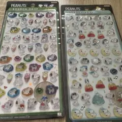 スヌーピーボンボンドロップシールミニ2種セット