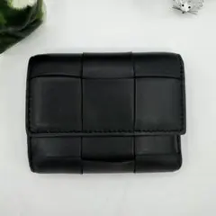 ボッテガヴェネタ　 スモール カセット 三つ折り　ファスナー　財布
