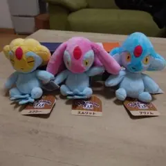 ポケモン ぬいぐるみ 　ユクシー エムリット アグノム(UMAトリオ)売り旧タグ