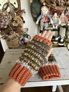 み*な様 ［ハンドメイド］ハンドウォーマー　アームウォーマー　手編み