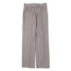 AURALEE HARD TWIST FADED BROWN DENIM 5P