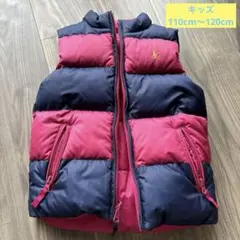 キッズ リバーシブルダウンベスト ラルフローレン 暖かい おしゃれ 120cm