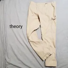 theory セオリー ストレッチ入りコットンワークパンツ ベージュ 2