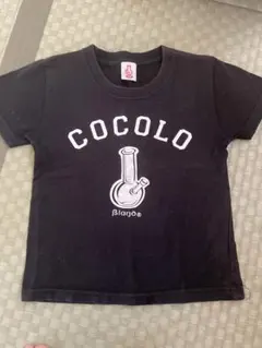 COCOLO ボングデザイン Tシャツ 黒