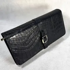 未使用】本クロコダイル製 ミニ財布 ミニウォレット QVC - メルカリ