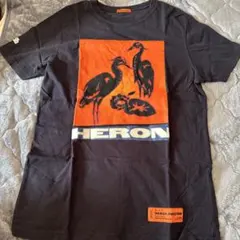 HERON PRESTON Tシャツ　鳥　黒　T ブランドのサムネイル