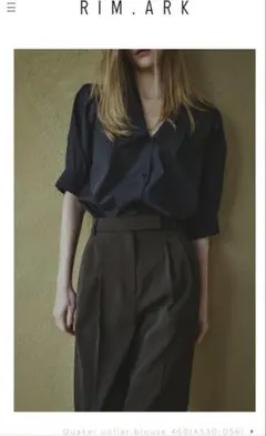 RIM.ARK リムアーク Quaker collar blouseのサムネイル