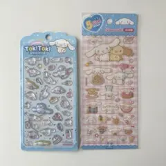 シナモロール 韓国サンリオ シール2点セット