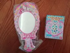 新品　未使用★ヒーリングっど　プリキュア　ミラー　鏡、マスコット　ペギタン