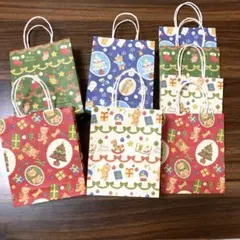 ミニ紙袋　クリスマス　お菓子いれ