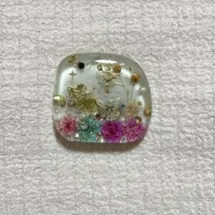 1214」ハート型レジンヘアゴム ポニーフック ブローチ マグネット