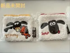 ひつじのショーン もこもこスクエアポーチ ショーン ティミー キー