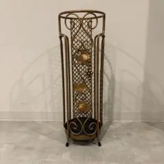 アンティーク風　傘立て　金色　ゴールド