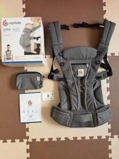 【美品】エルゴベビー　オムニブリーズ　グラファイトグレー