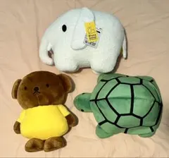 【新品未使用】ブルーナアニマル　ぬいぐるみ　3点セット　プライズ ボリス